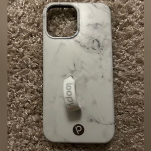 White Marble Loopy phone case for iPhone 12 Pro Max
